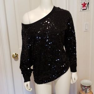 INC Sequined Sweater